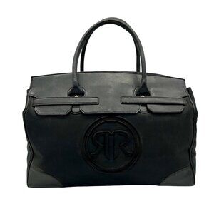 Black Nylon Tote Bag
